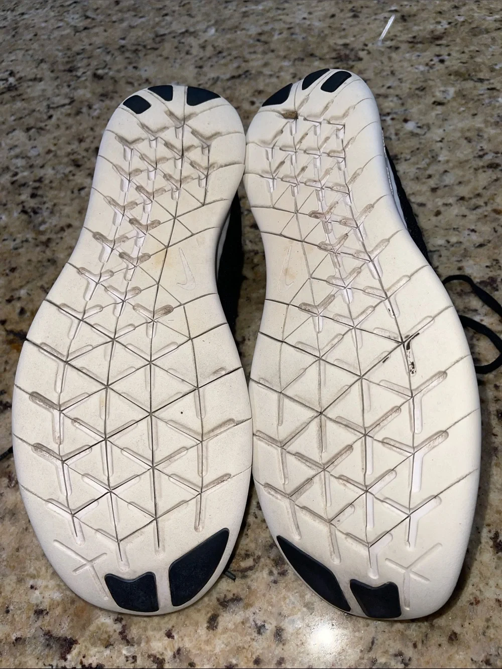 Nike Free RN Flyknit Black & White Running Shoes